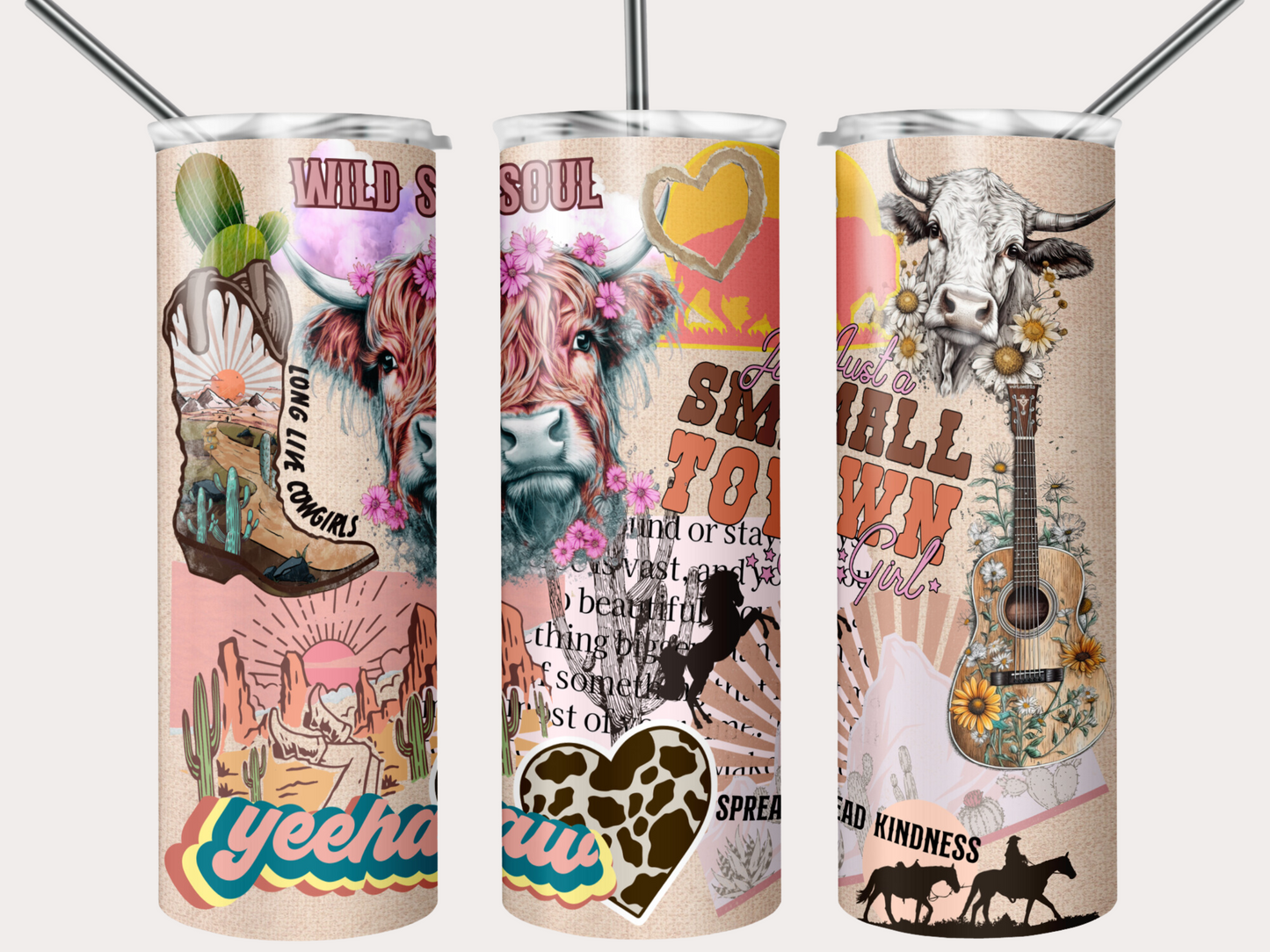 Small Town western 20oz Tumbler