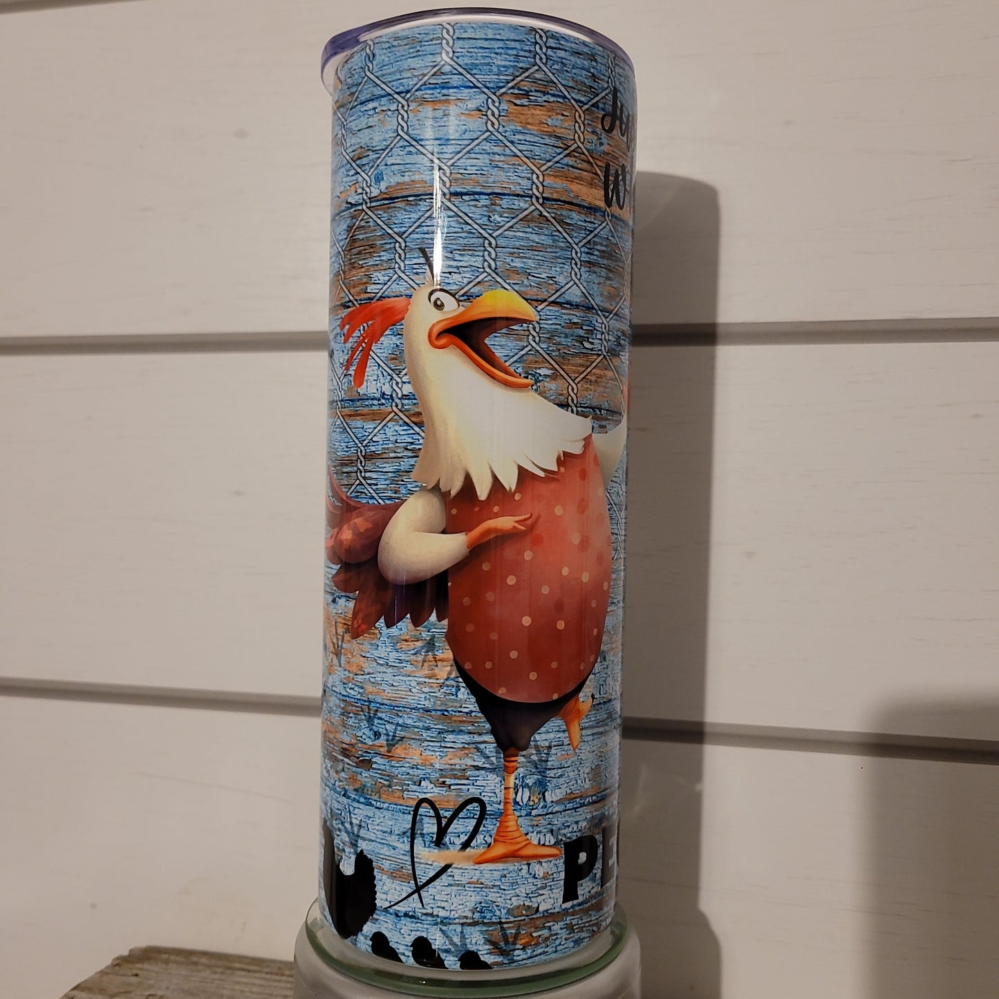 Just a girl who loves Peckers 20oz Tumbler